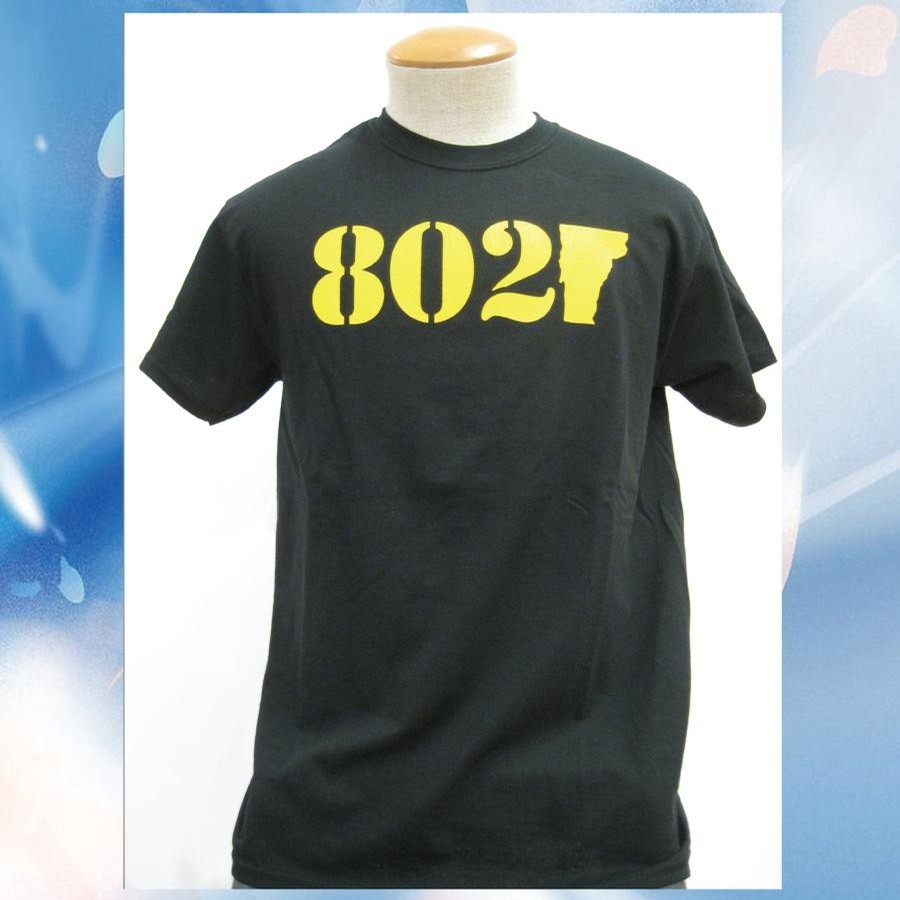 802 802 Classic Tee (Black/Yellow)