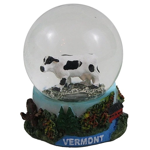 Vermont Illustrating Mini Snowglobe (cow)