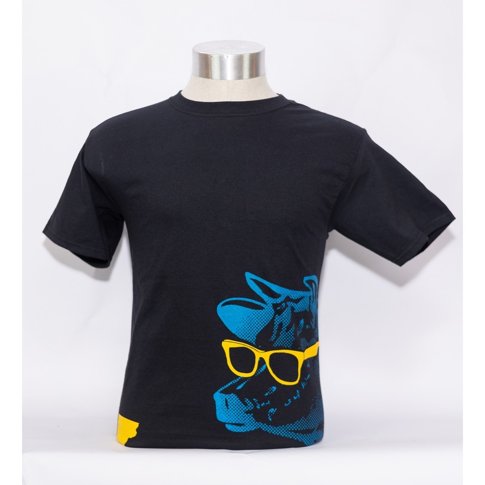 802 Cow Sunglasses (Black/blue)