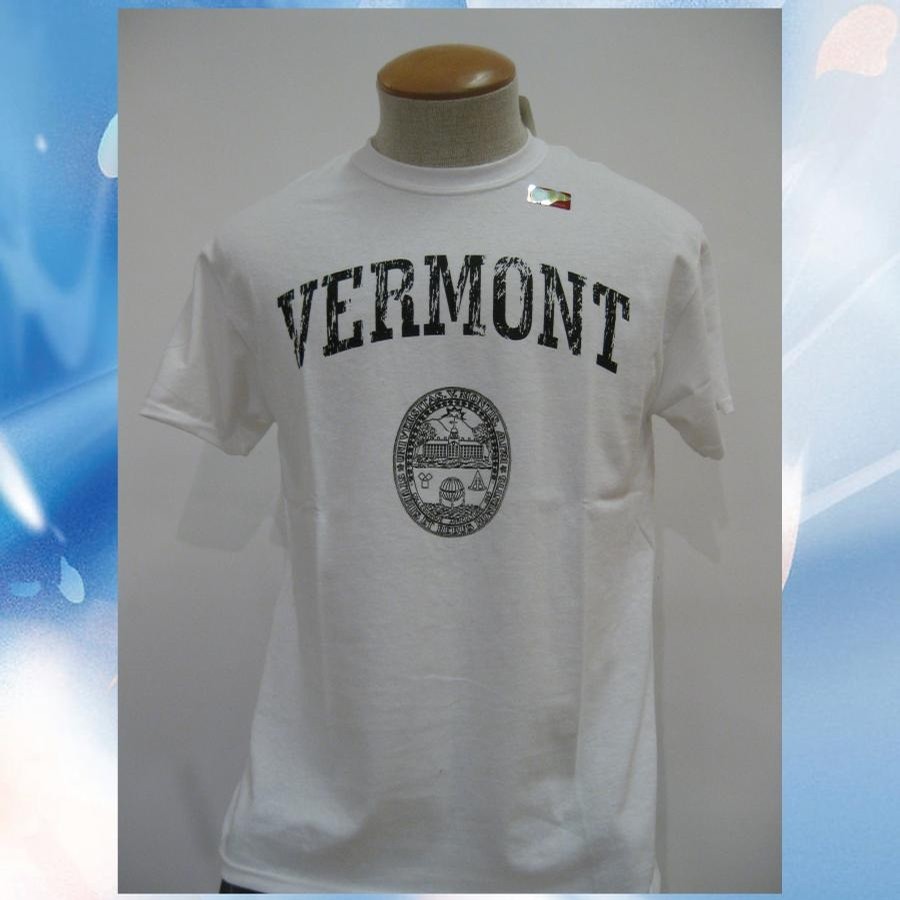 UVM VT Seal Tee Distressed (White/Black)