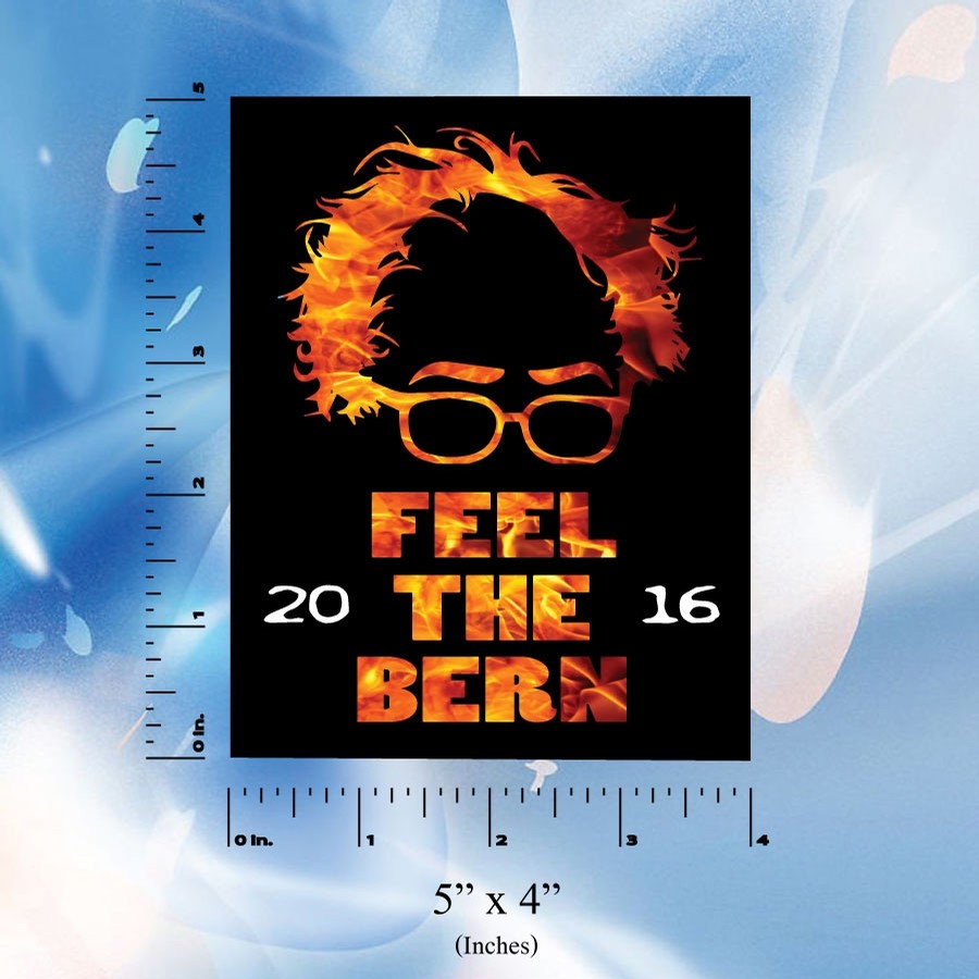 Lovermont Feel the Bern 2020 Sticker (Flame)