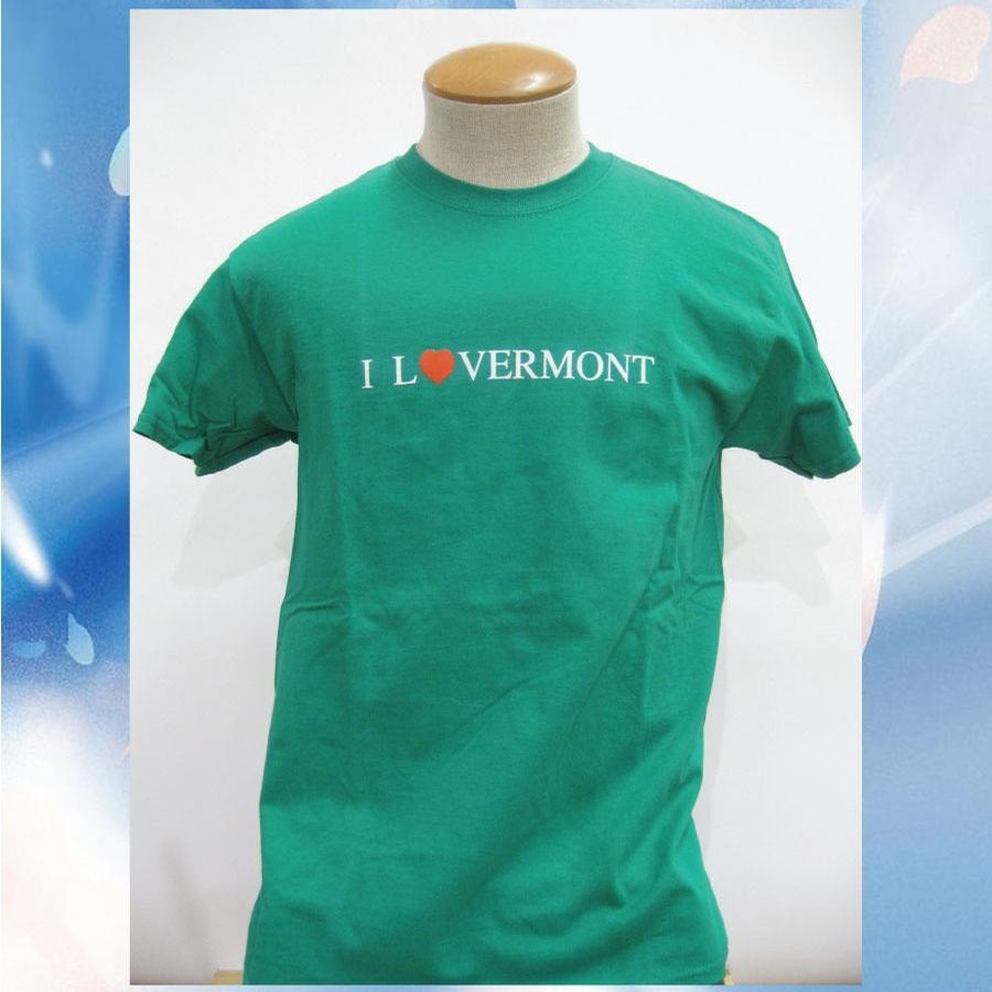 I Lovermont tee (Heather Kelly BC/white-red)
