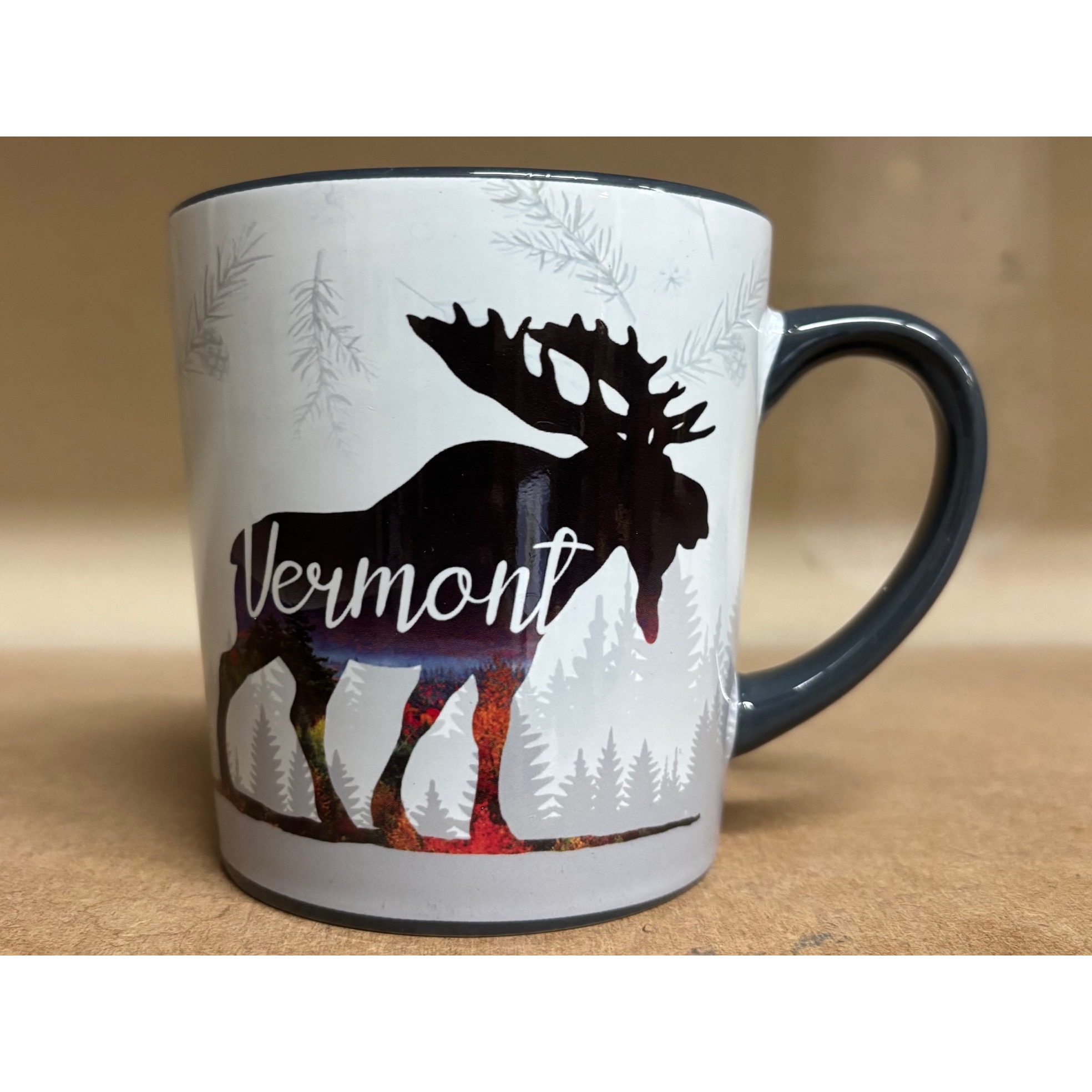 VT Colorful Moose Mug