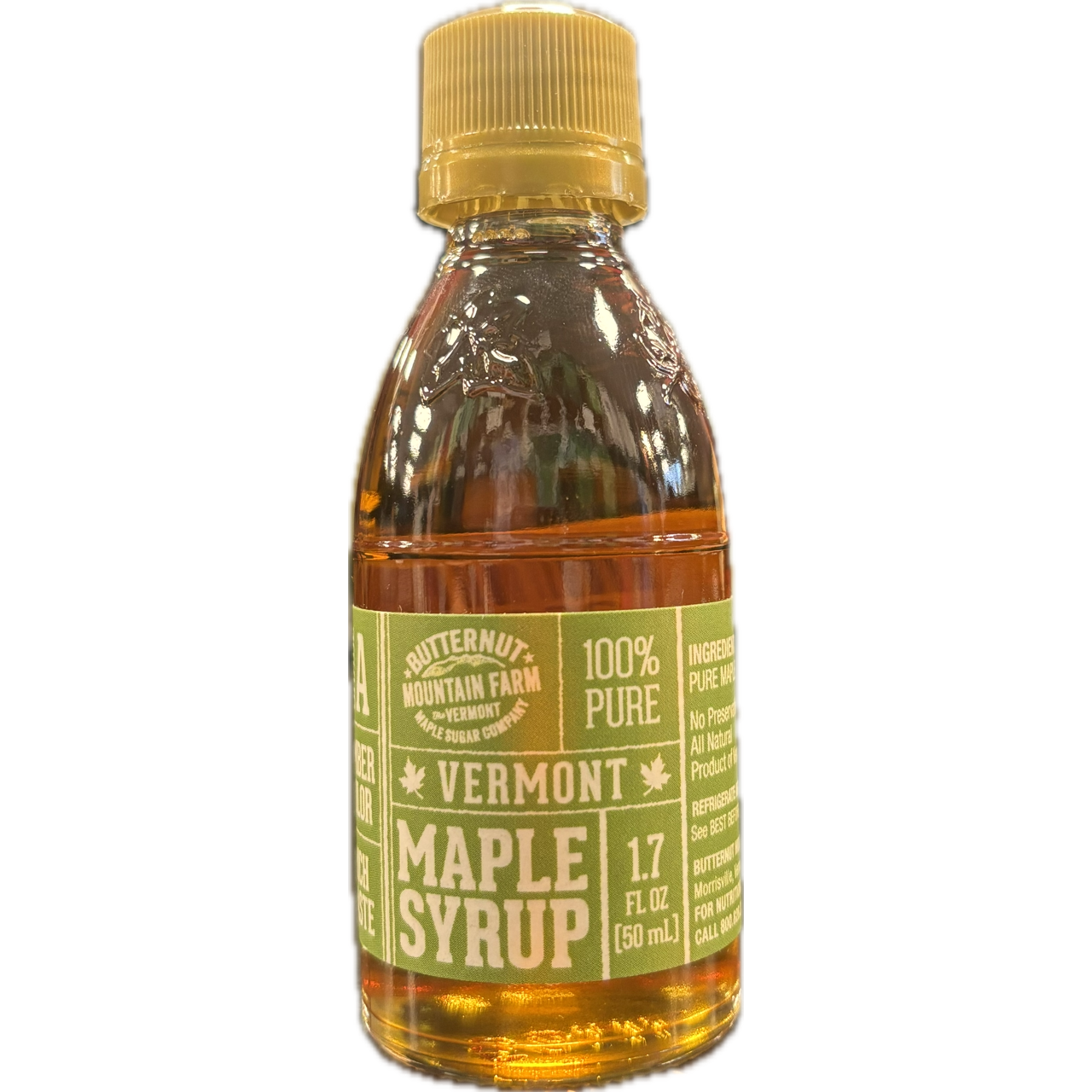 VT Maple Syrup Glass Nip (1.7oz)