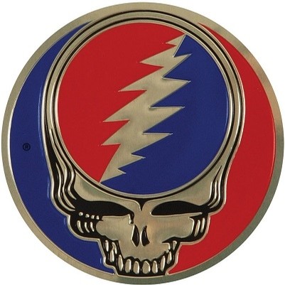 Grateful Dead Metal Sticker (Medium)