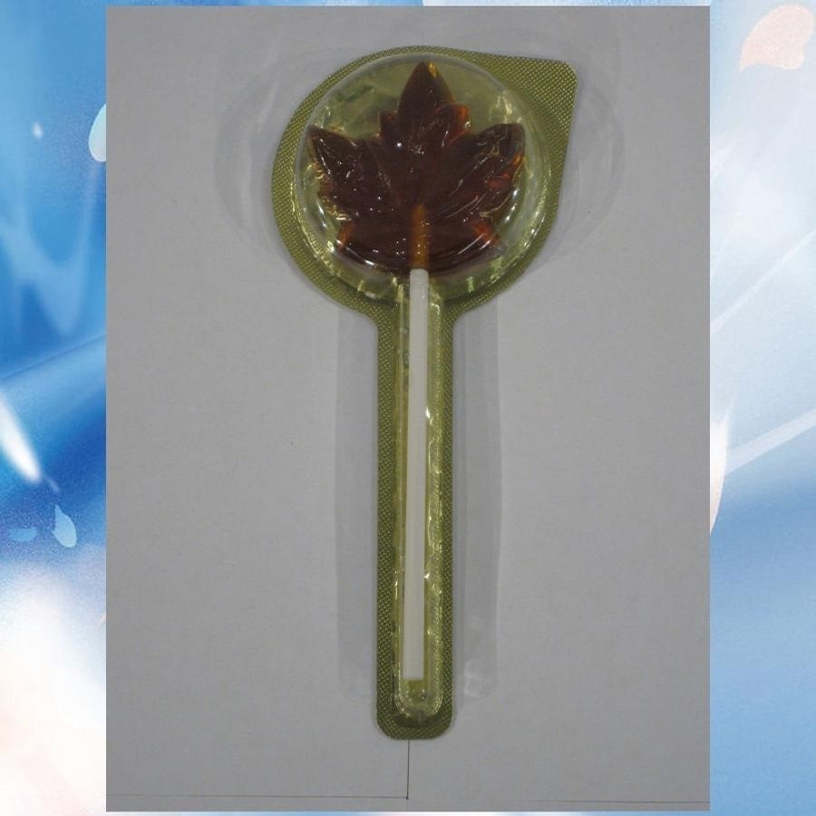 VT Maple Candy Leaf Lollipop