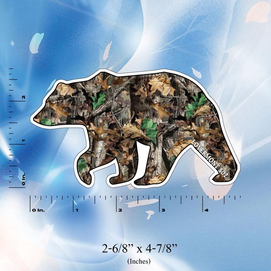 Lovermont Bear Sticker(Realtree)
