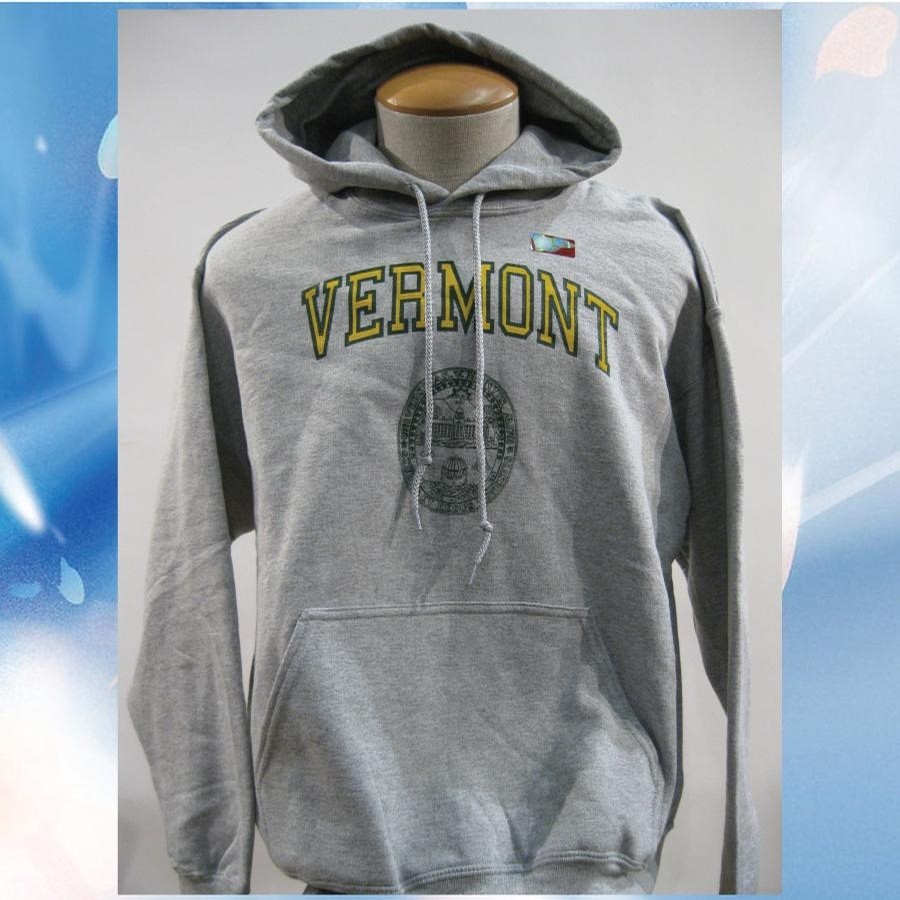 UVM VT Seal Hood (Sport Grey/Forest-Yellow)