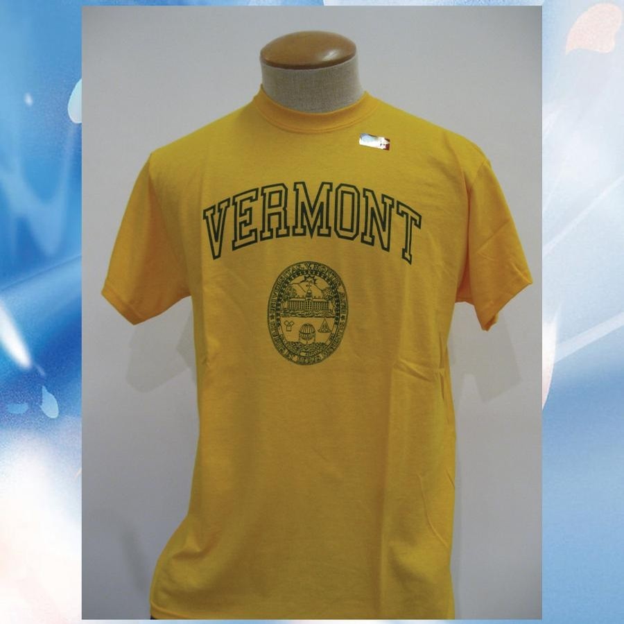 UVM VT Seal Tee (Gold/Forest)