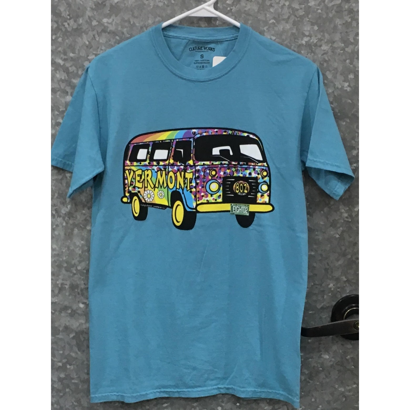 Hippie Bus Tee (Surf Blue)