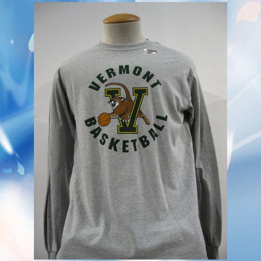 UVM Vcat Basketball L/S (Sport Grey)