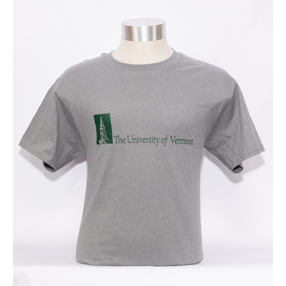 UVM Steeple Tee (Sport Grey/Forest)