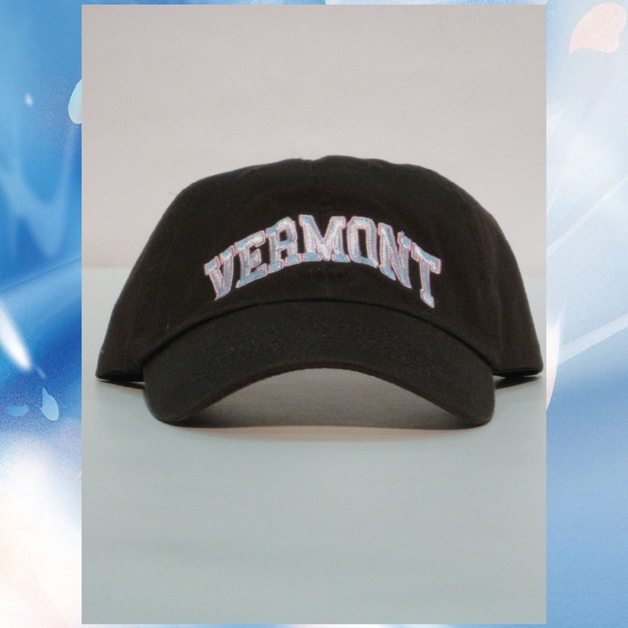 vt emb garment washed hat (brown/pink)