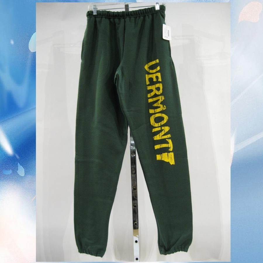 Lovermont VT Distressed 10oz Sweatpants (Forest/Yellow)