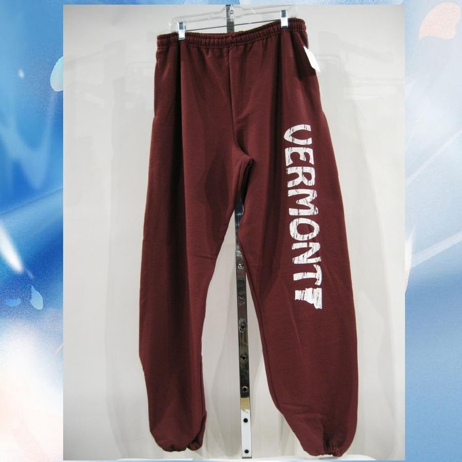 VT Distressed 10oz Sweatpants (Maroon/White)