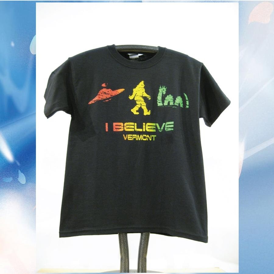 Lovermont I Believe Tee (Kids) (Heather Black/Rasta)