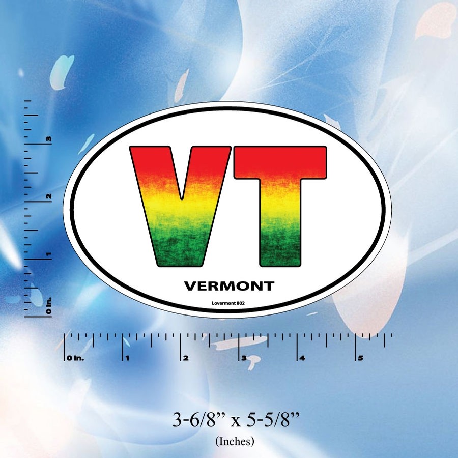 VT Euro Sticker (Rasta)