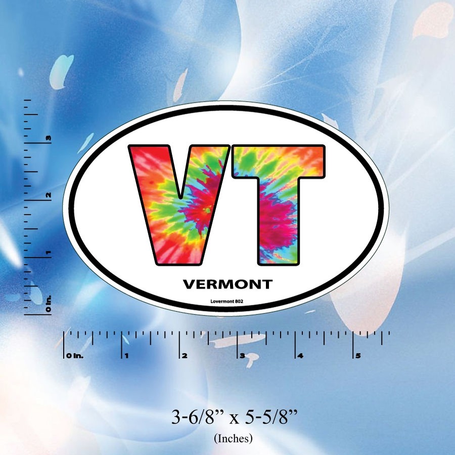 VT Euro Sticker (Tie Dye)