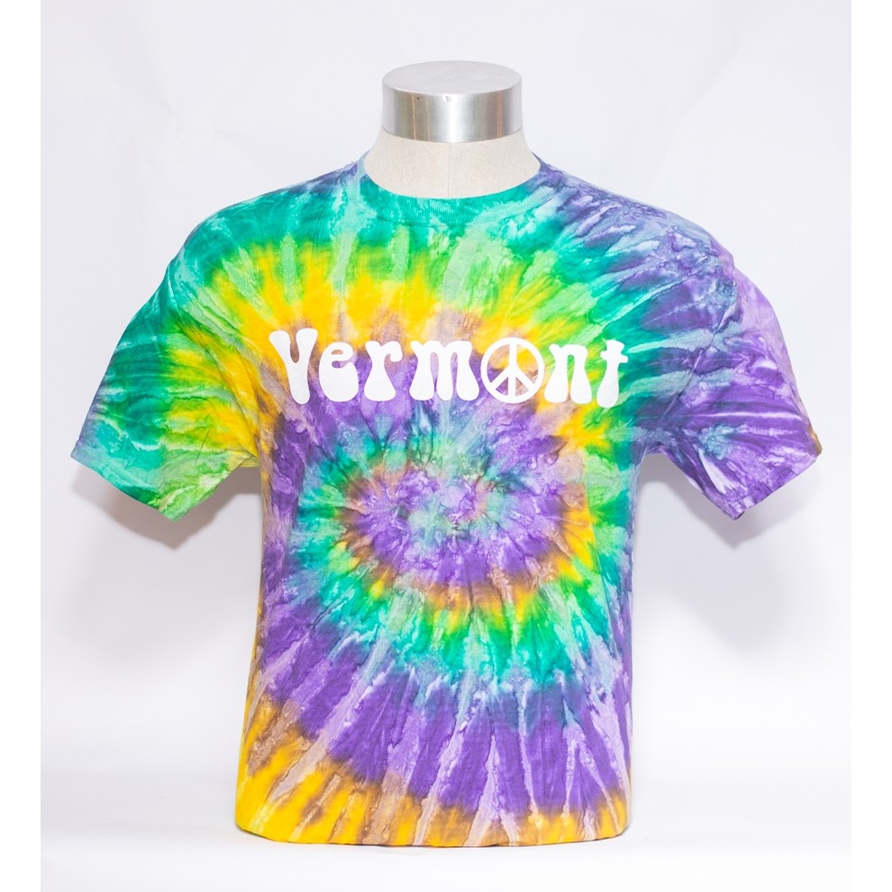mardi gras tie dye shirt