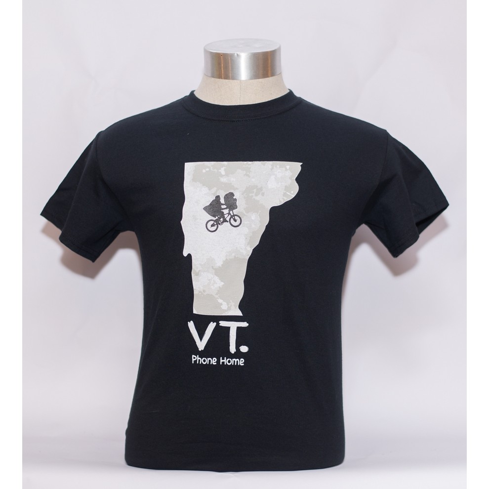 VT Phone Home Tee (Heather Black)