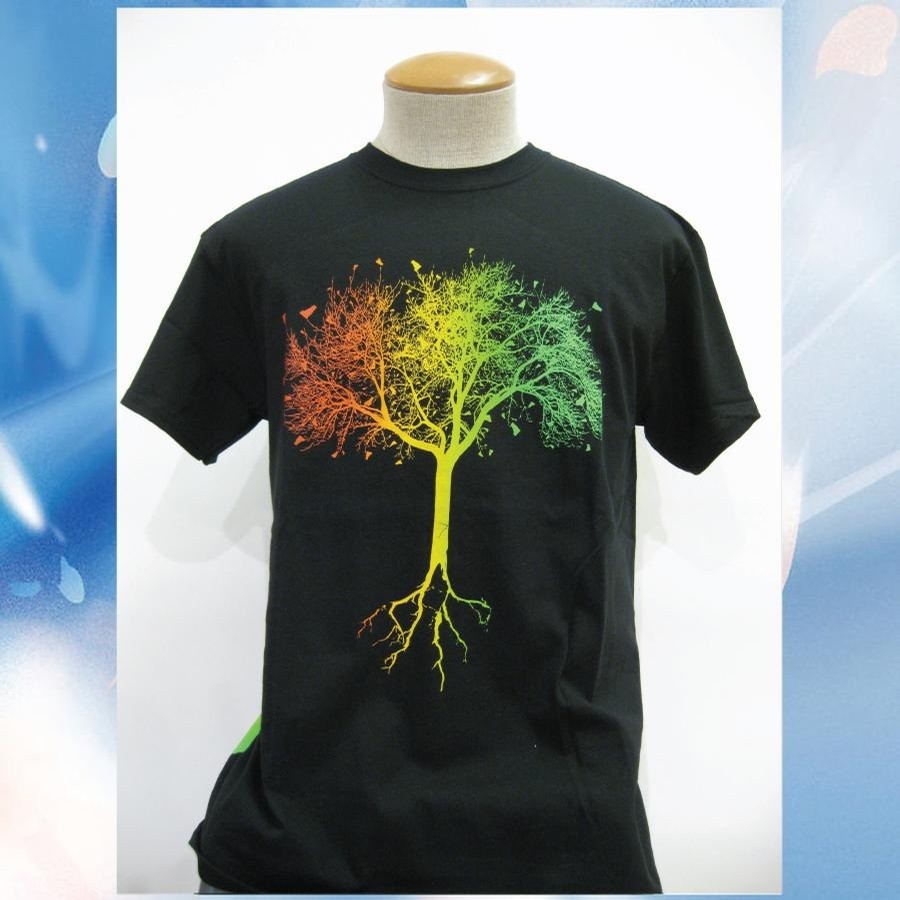 VTree Tee (Black/Rasta)