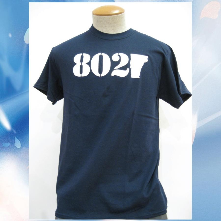 802 Classic Tee (Navy/White)