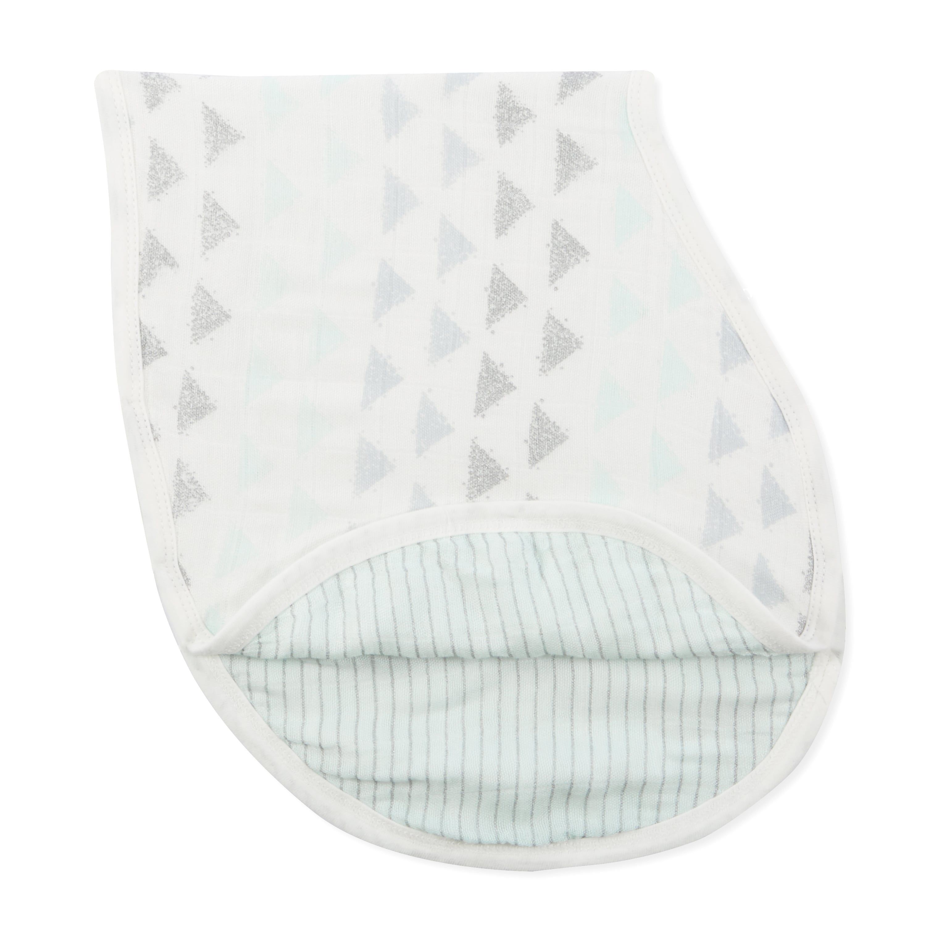 Bamboo Burpy Bib (Metallic Skylight)