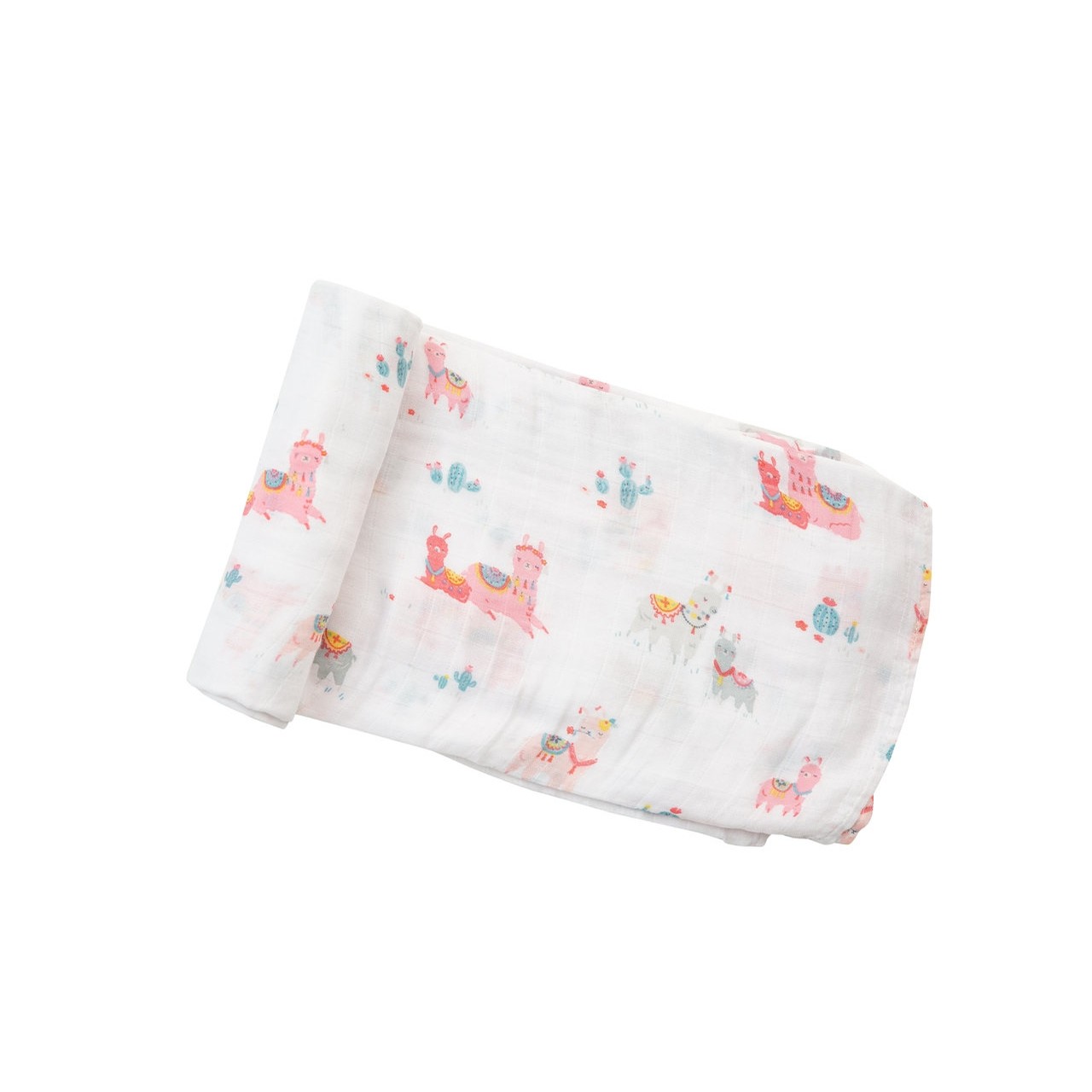 Swaddle Blanket - Pink Llama