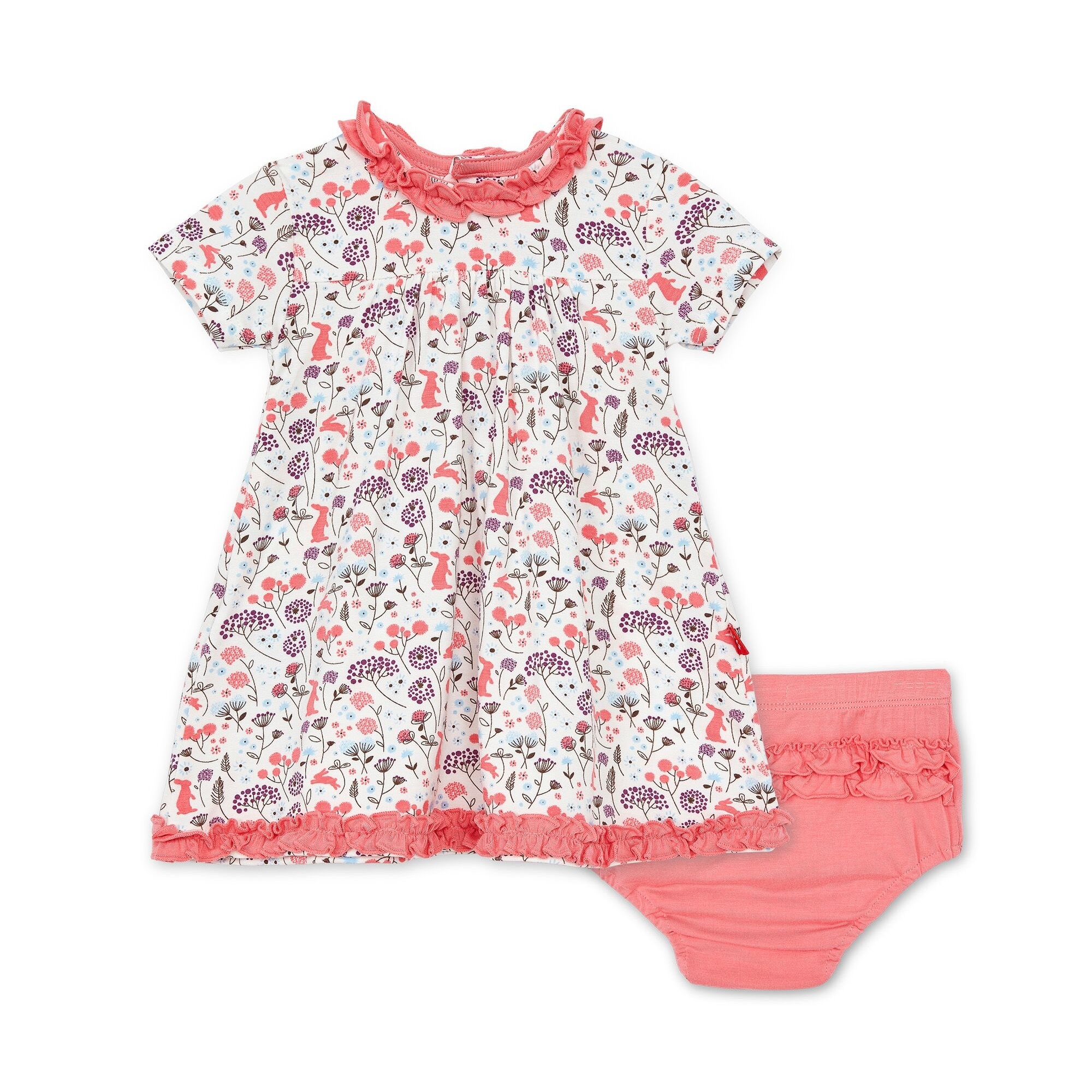 Beatrix Floral Modal Magnetic Dress And Diaper Cover