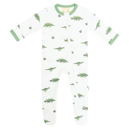 Printed Zipper Footie (Dino)
