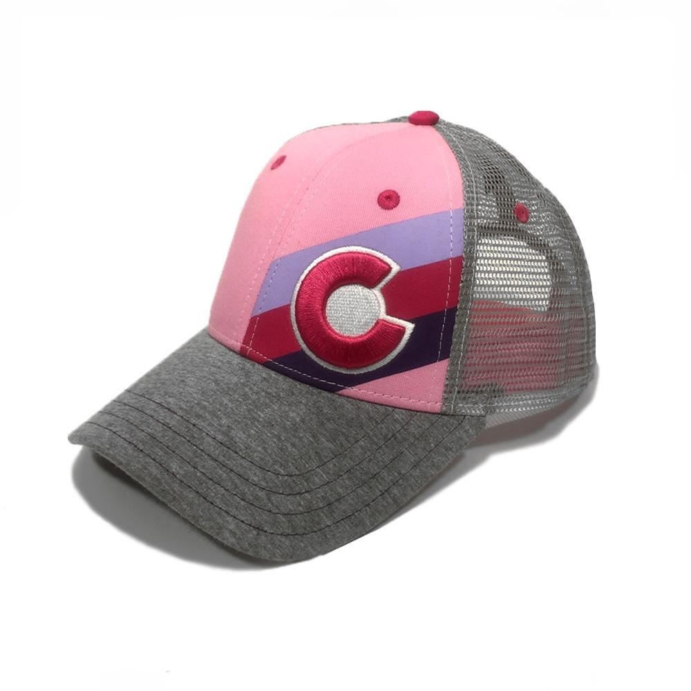 Kids Incline Colorado Trucker Hat - Pink Fusion