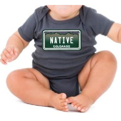 CO Native-License Plate Bodysuit