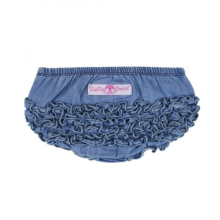 Light Wash Denim Rufflebutt
