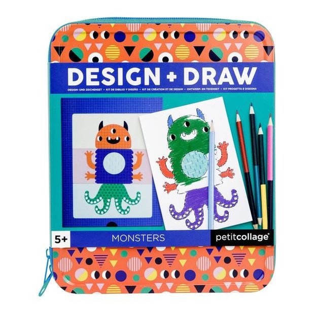 Tin Case Drawing Kits (Monsters)