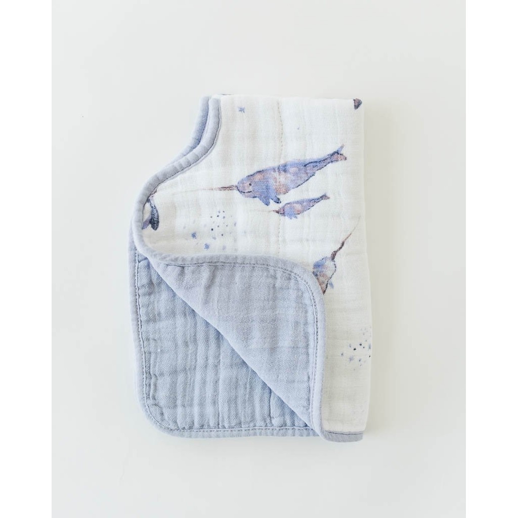 little unicorn burp cloth