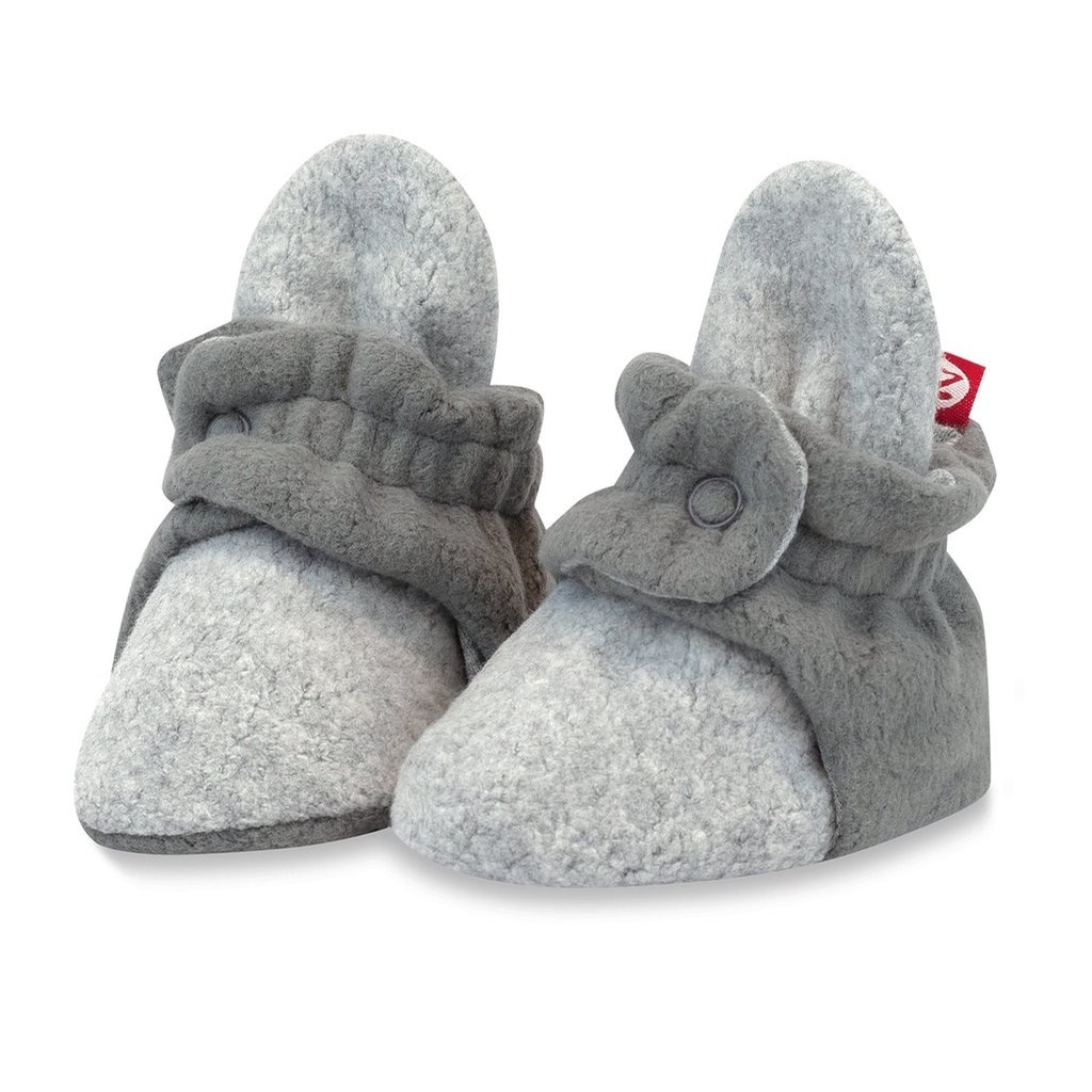 Zutano Cozie Fleece Color Block Booties Clothes-Shoes Infant:Size NB-24M  For Warmth at Real Baby