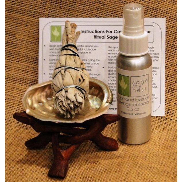 Sage My Nest Sage Cleansing Gift Kit Sage Smudge Gift Kit ALL SAGE