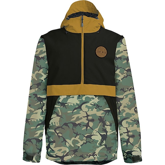 gold snowboard jacket