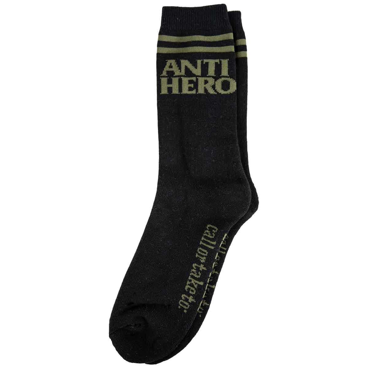 ANTI HERO If Found Flushable Socks (Black/Olive)