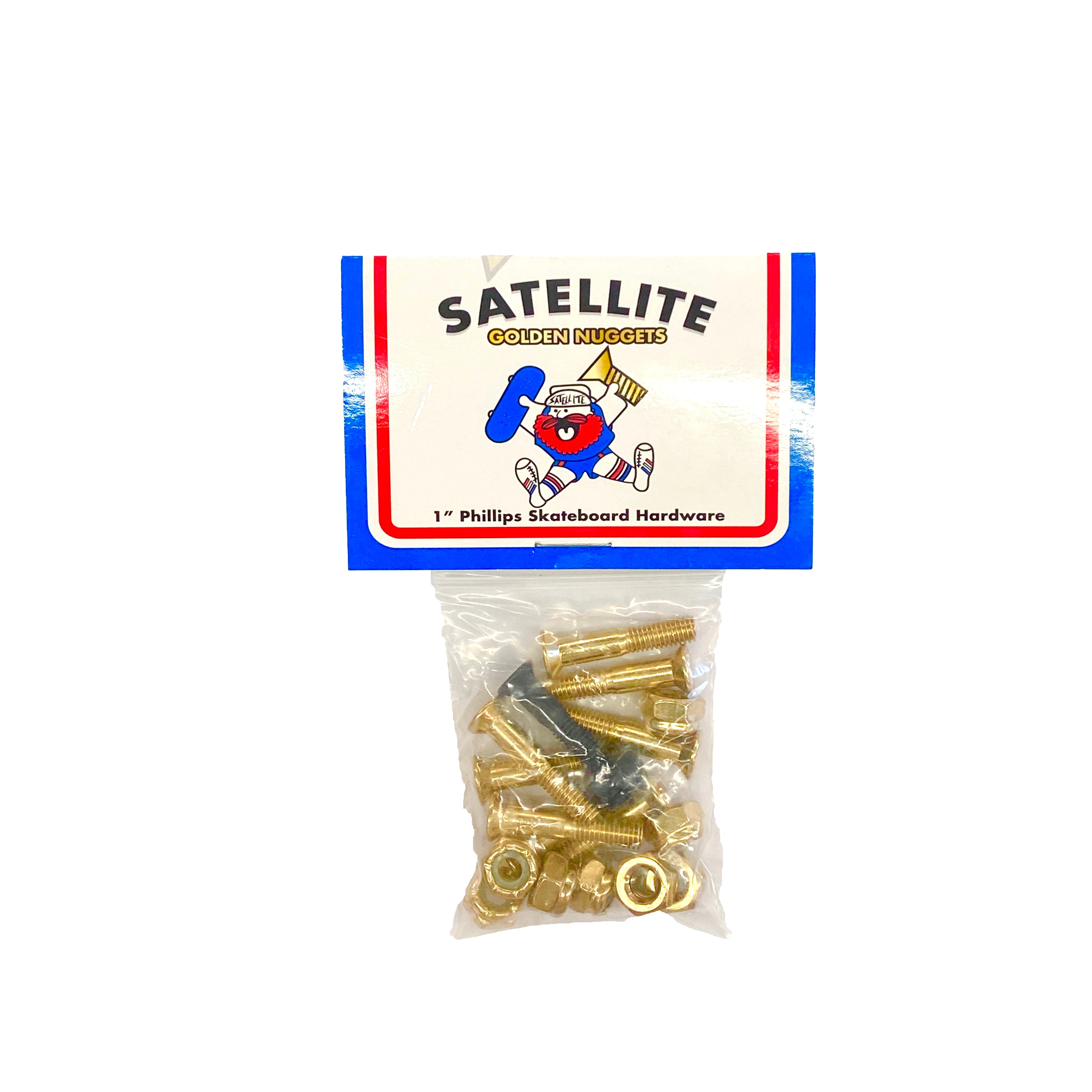Satellite Gold Nuggets 1in Bolts (Gold)