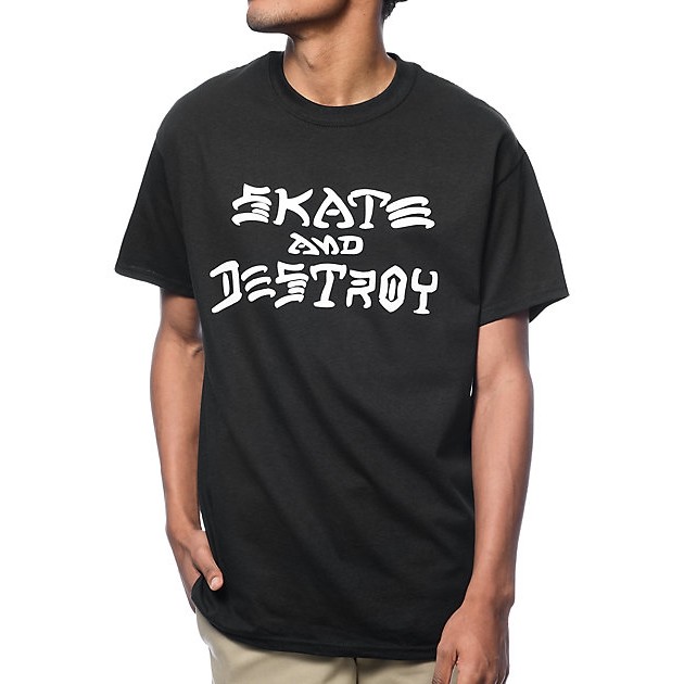 THRASHER Skate And Destroy Tee (Black)