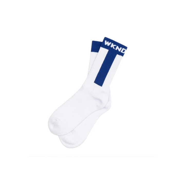 Baseball Sock-Blue (White/Blue)
