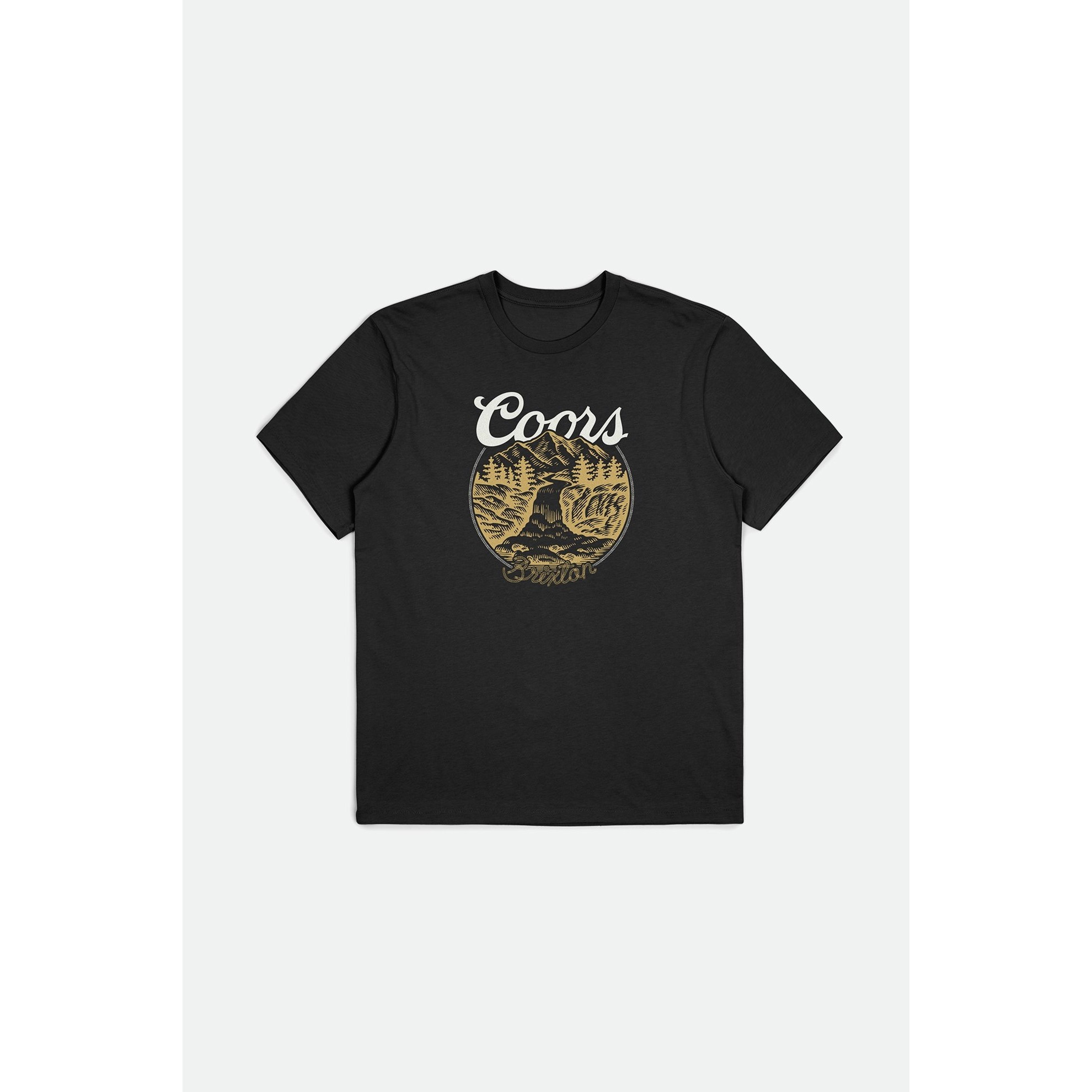 Brixton Coors Rocky SS Shirt (Black)