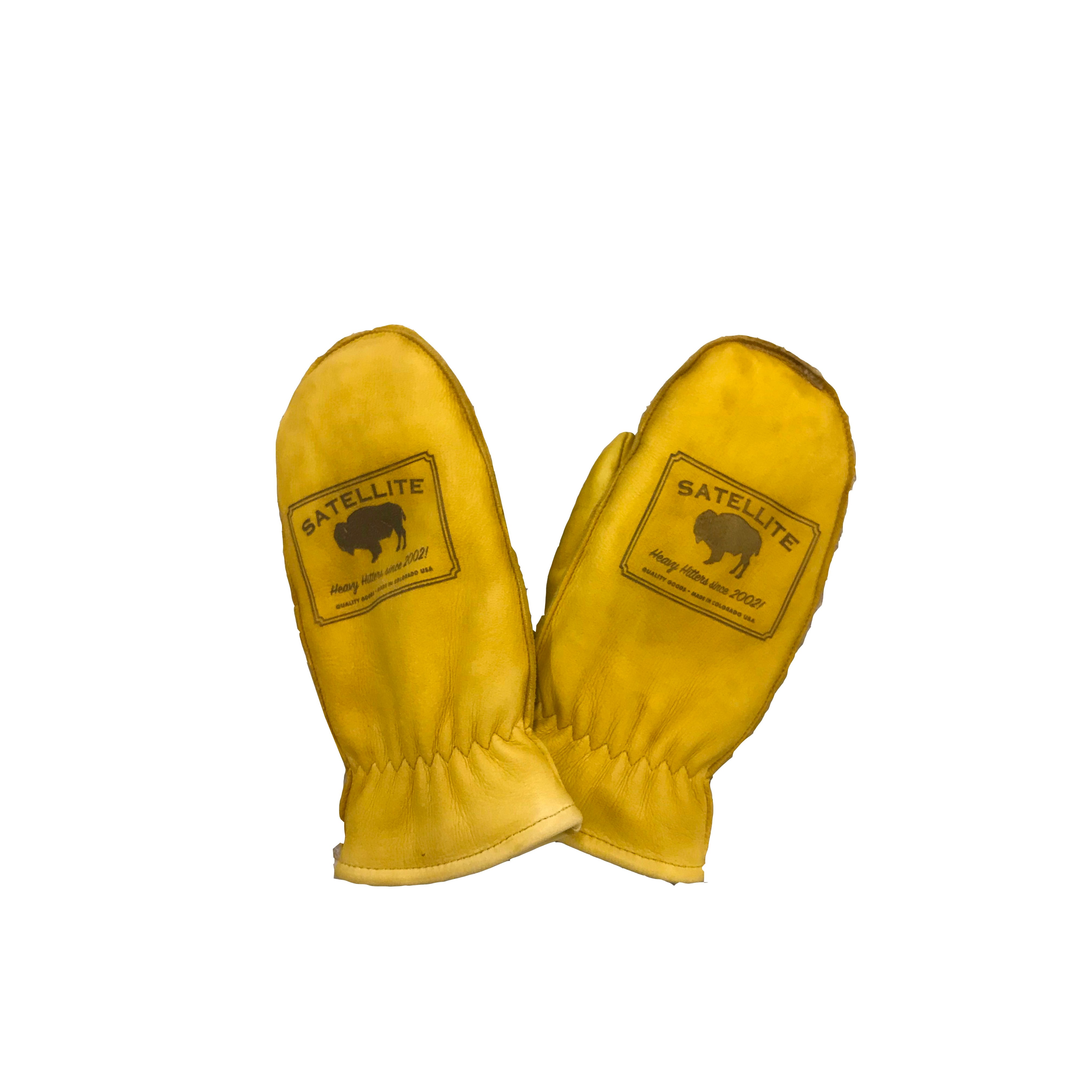 snow deer mittens