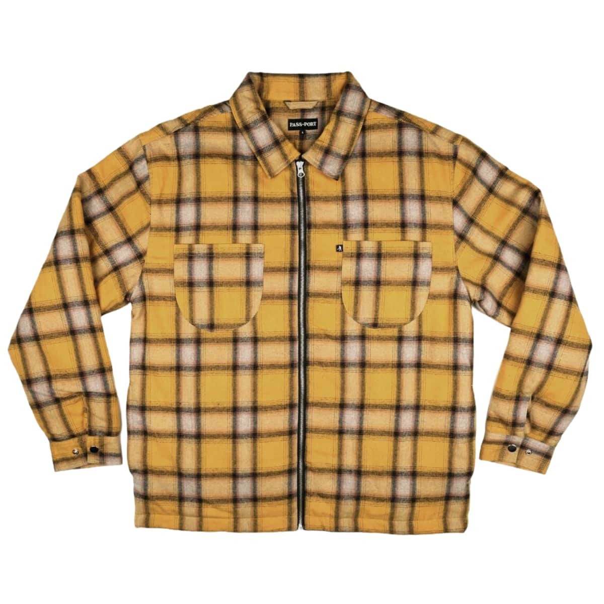 flannel zip jacket