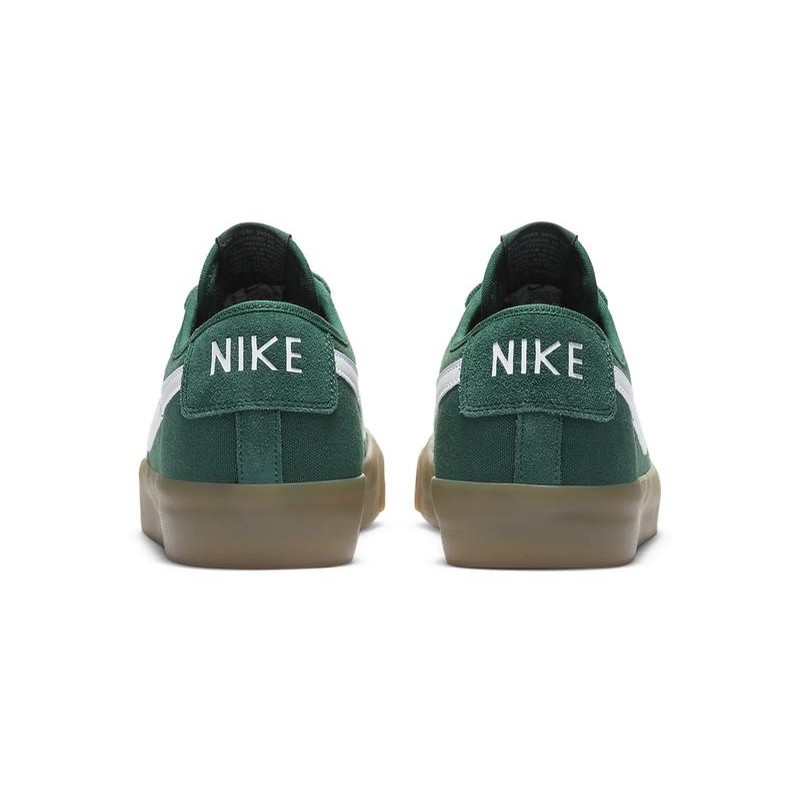 Nike Sb Zoom Blazer Low Pro Gt Qs White Fir Gumlightbrown Footwear Shoes At Satellite Boardshop