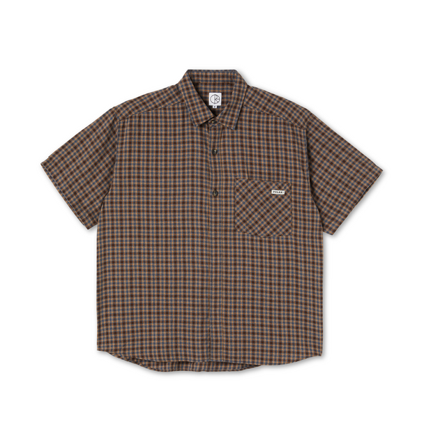 Mitchell Flannel Shirt ( Brown/Blue)