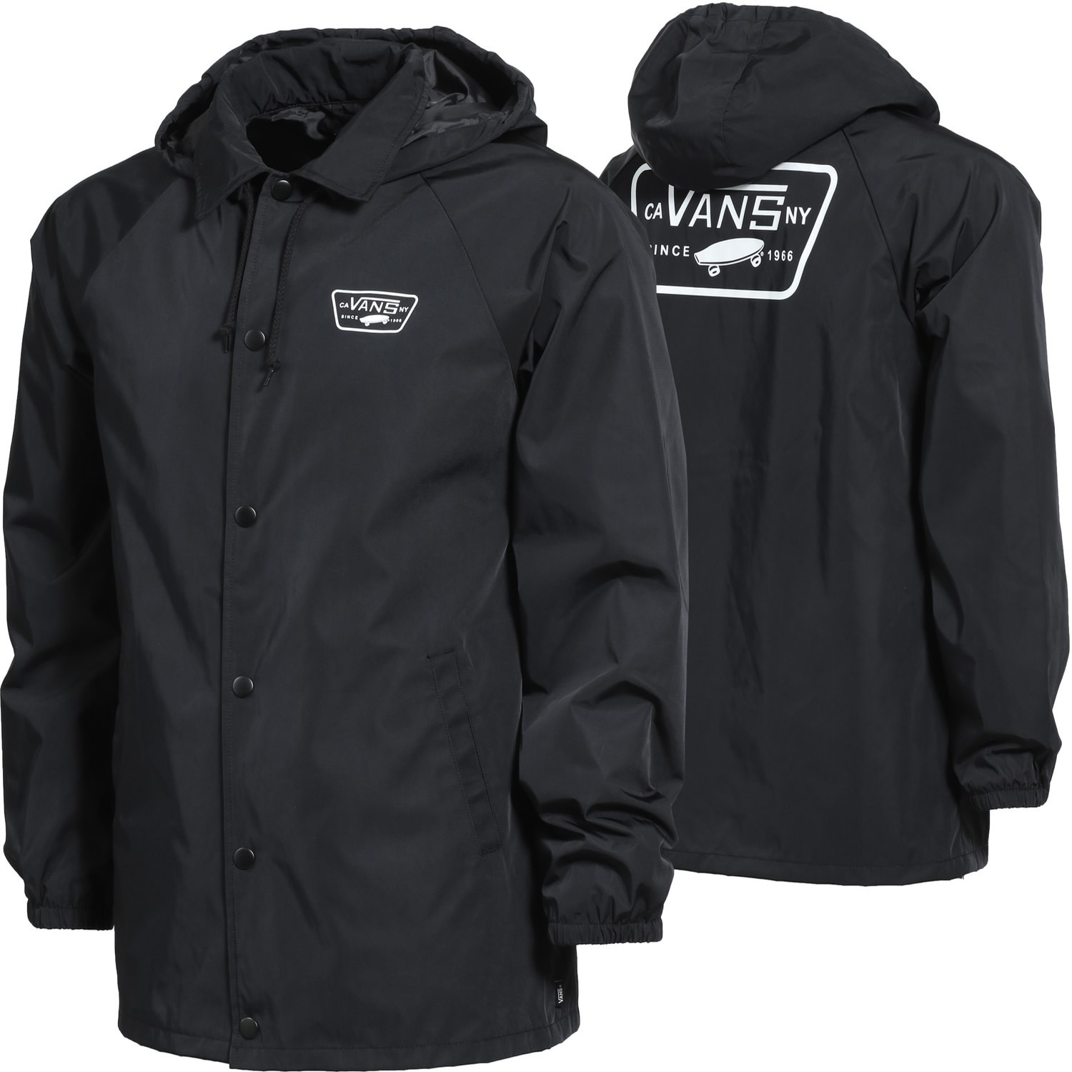 vans hooded mte jacket black