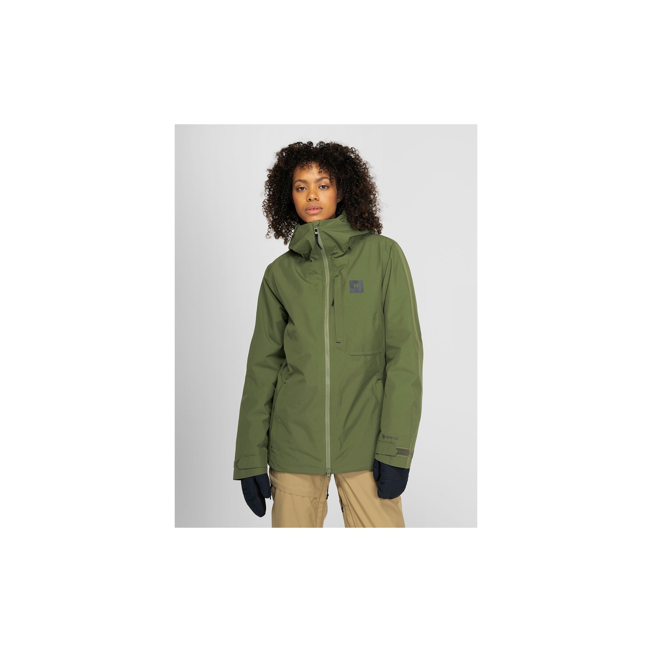 olive gore tex jacket