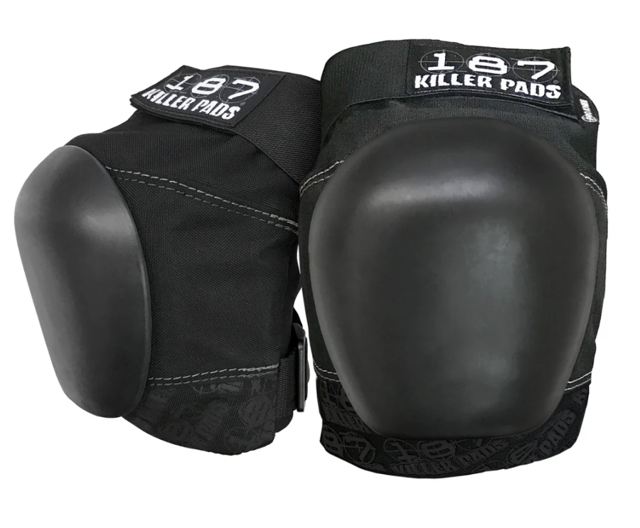 187 Killer Pads Pro Knee Pads (Black/Black) Pads at Switch